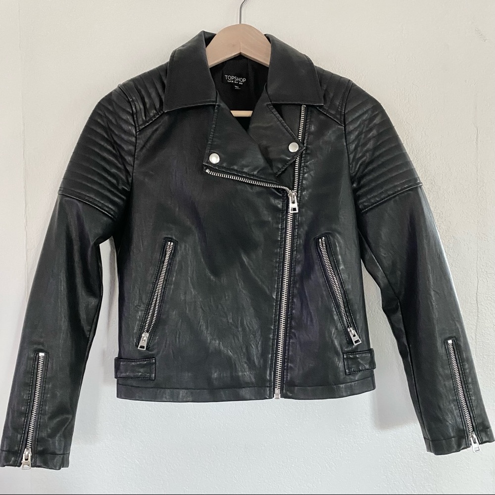 Topshop Rosa Biker Jacket